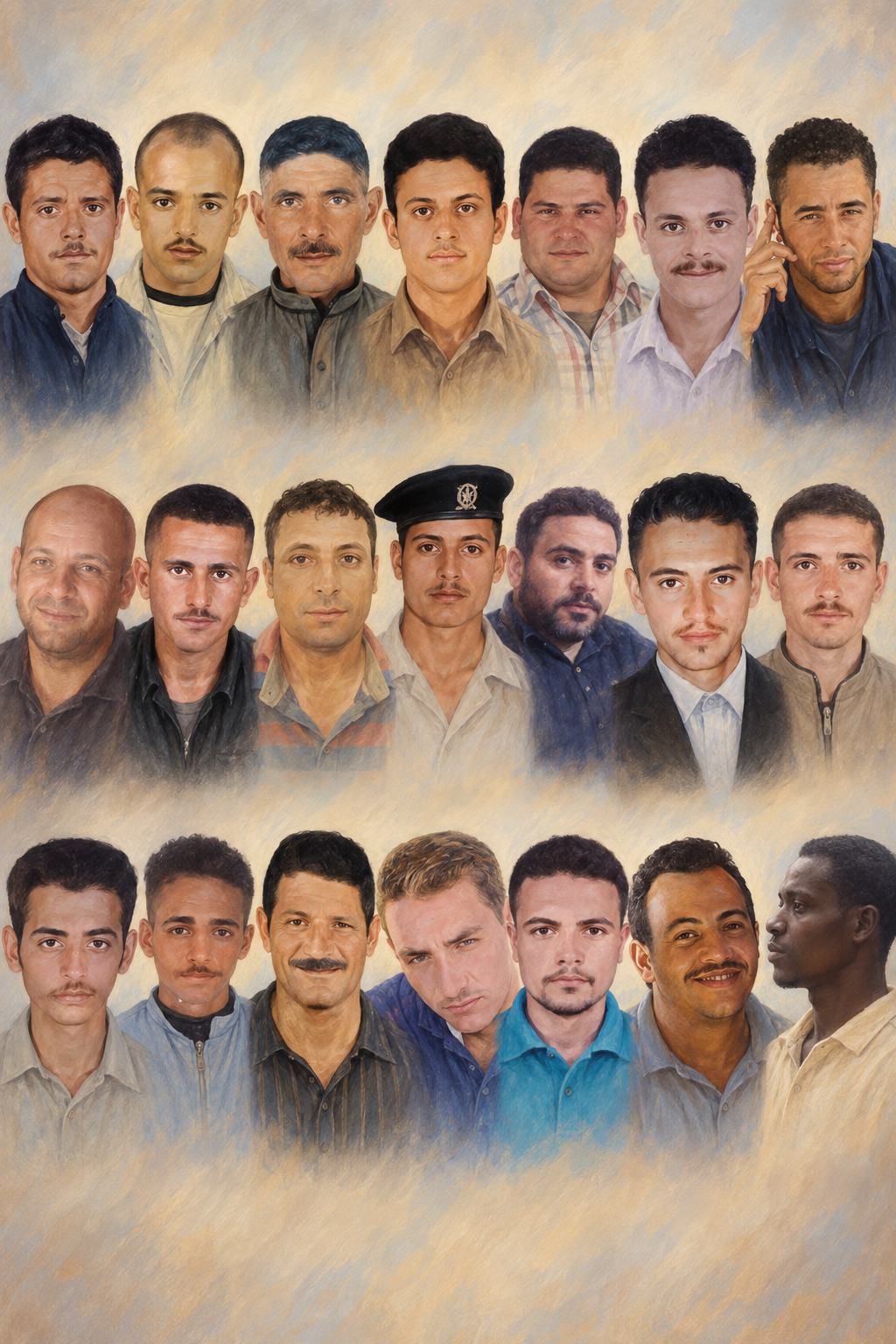 Portrait of 21 Coptic Martyrs of Libya