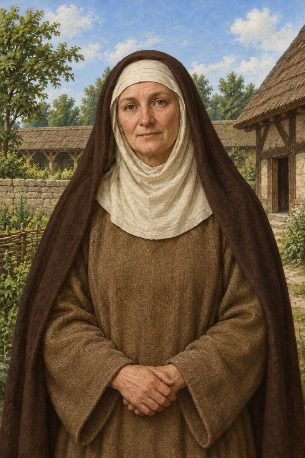 Portrait of Amalberga of Maubeuge