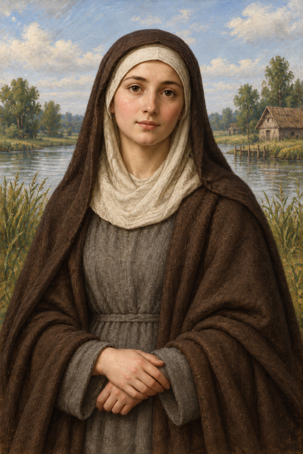 Portrait of Amalberga of Temse
