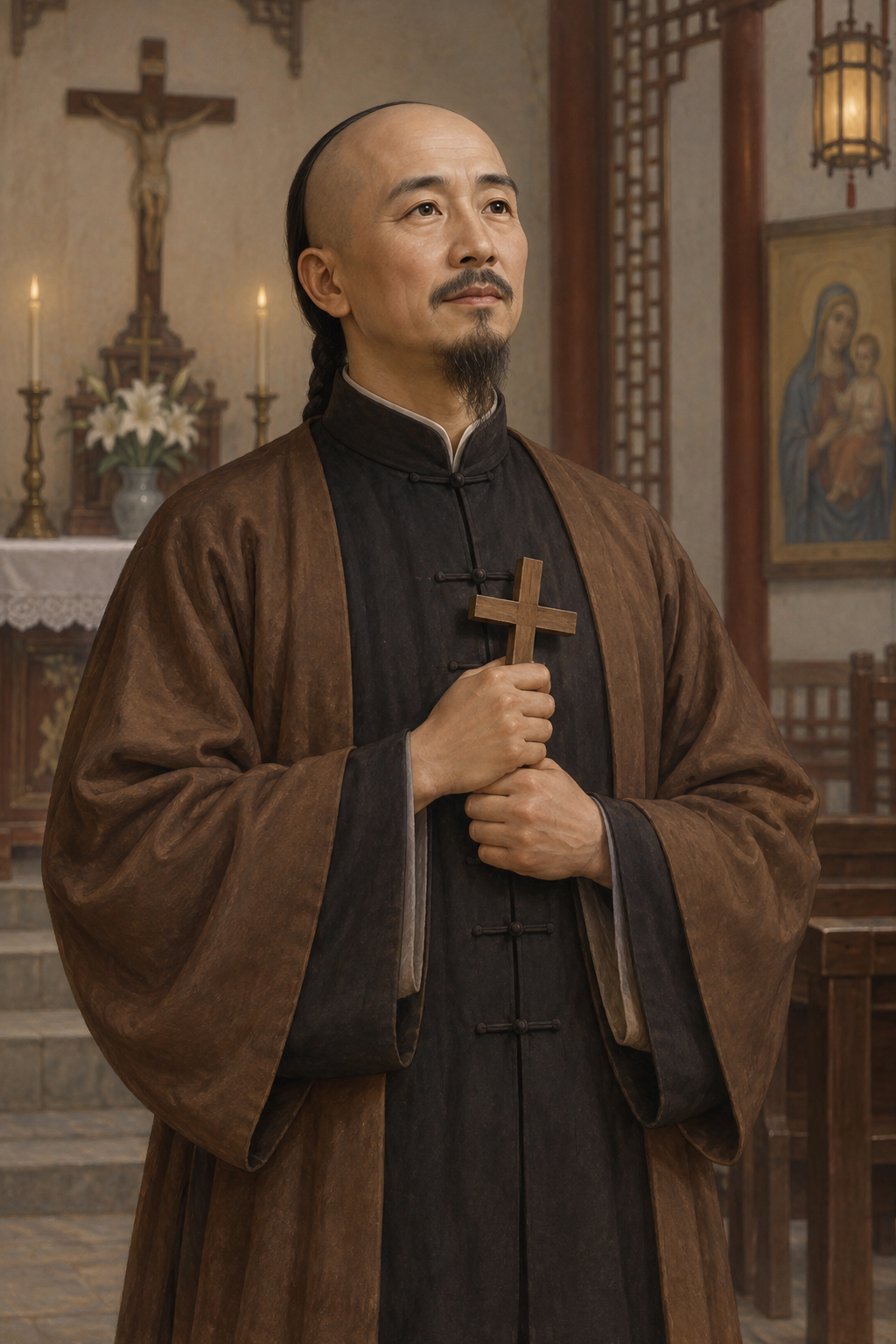 Portrait of Augustine Zhao Rong