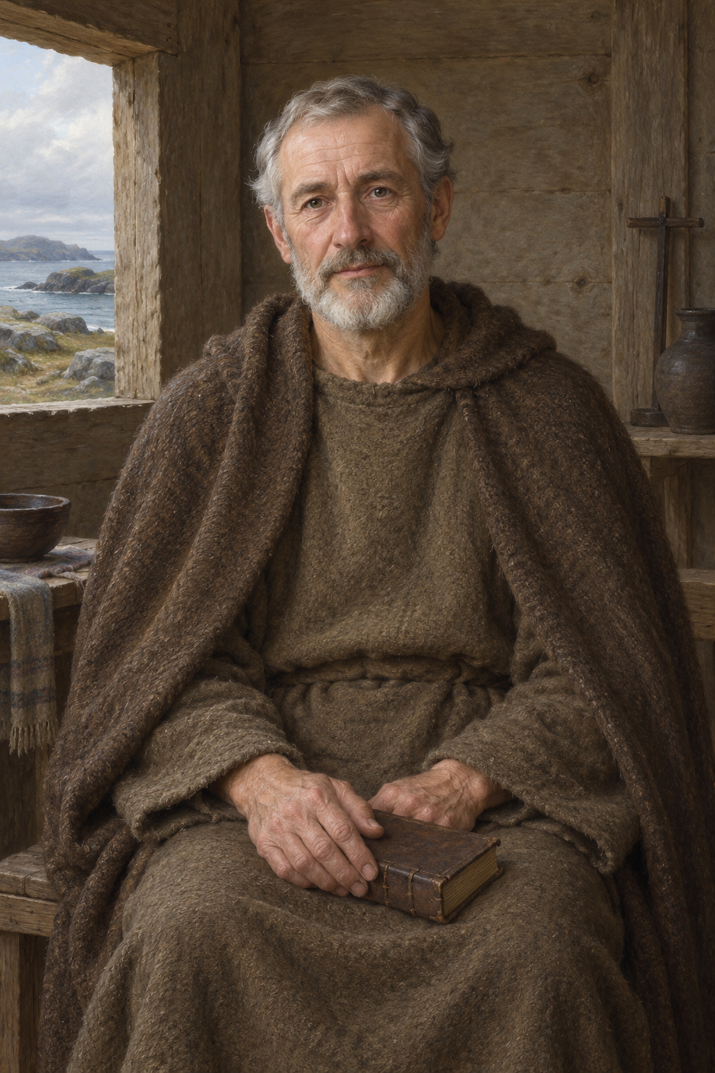 Portrait of Baithéne mac Brénaind