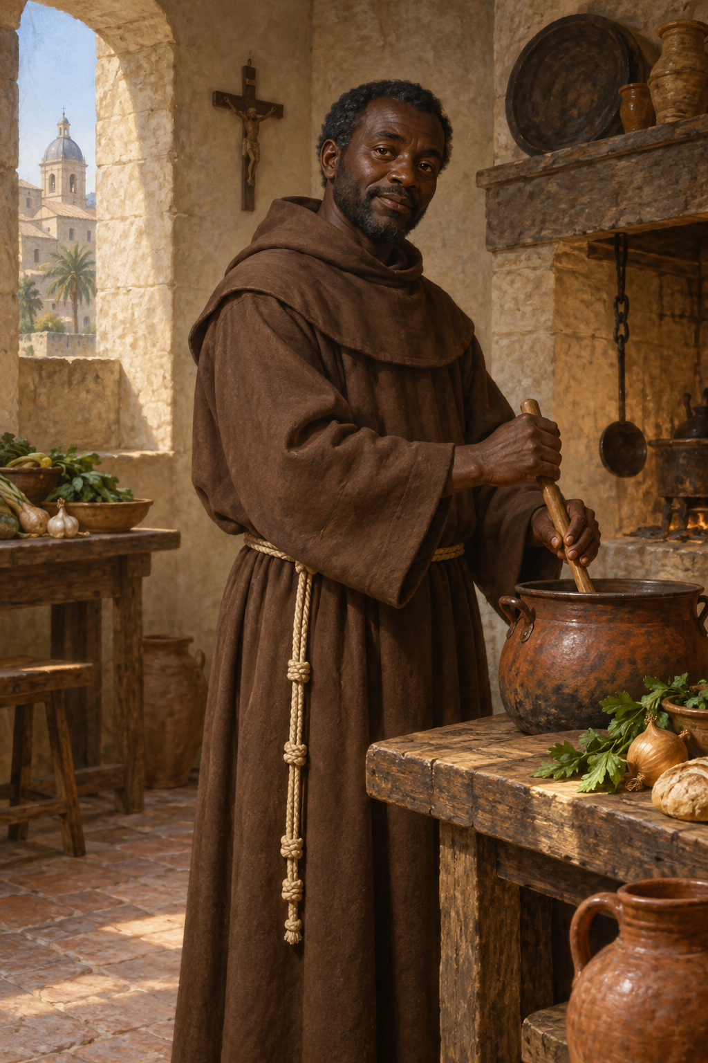 Portrait of Benedict the Moor