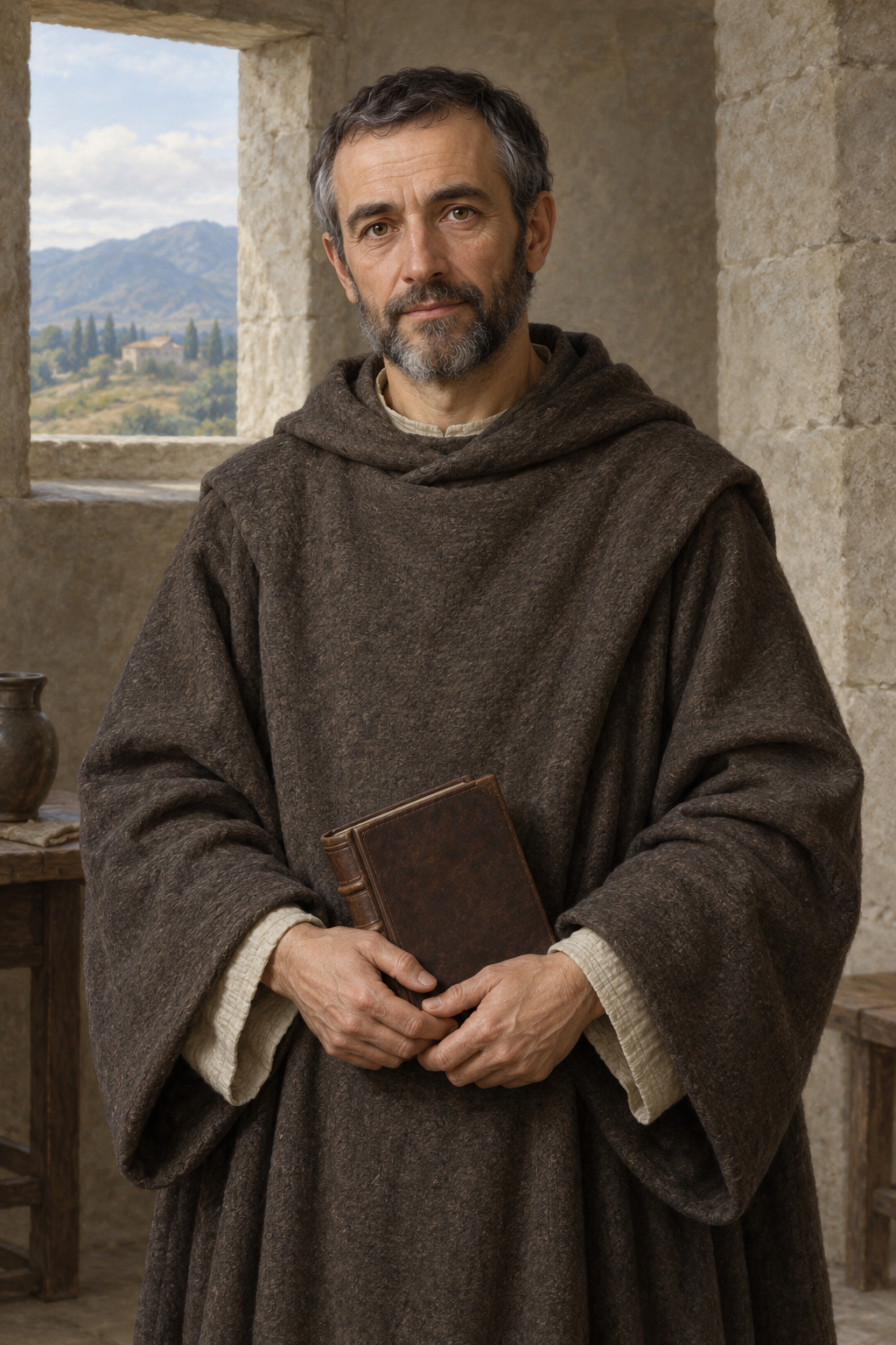 Portrait of Bertulf of Bobbio