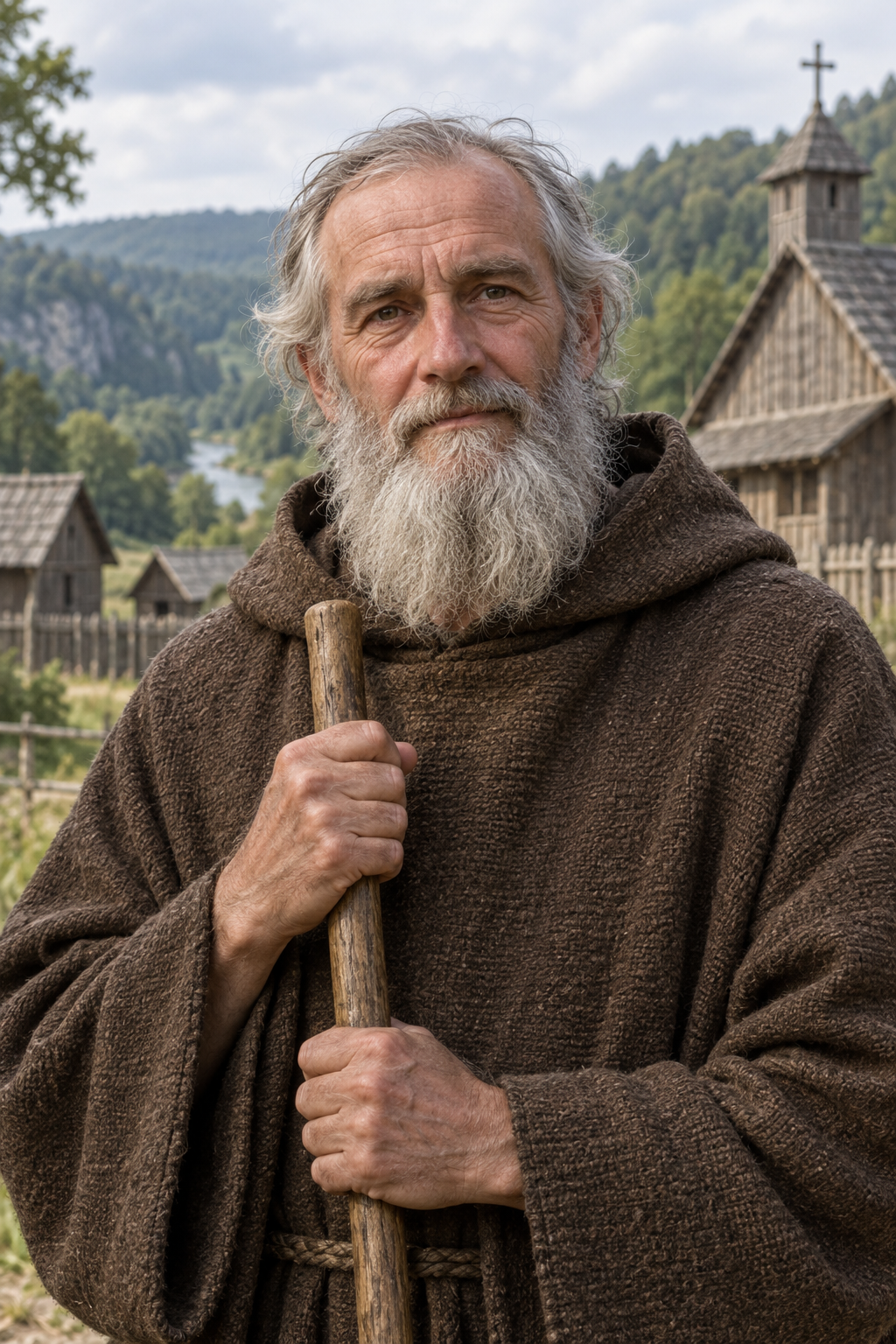 Portrait of Columban of Luxeuil