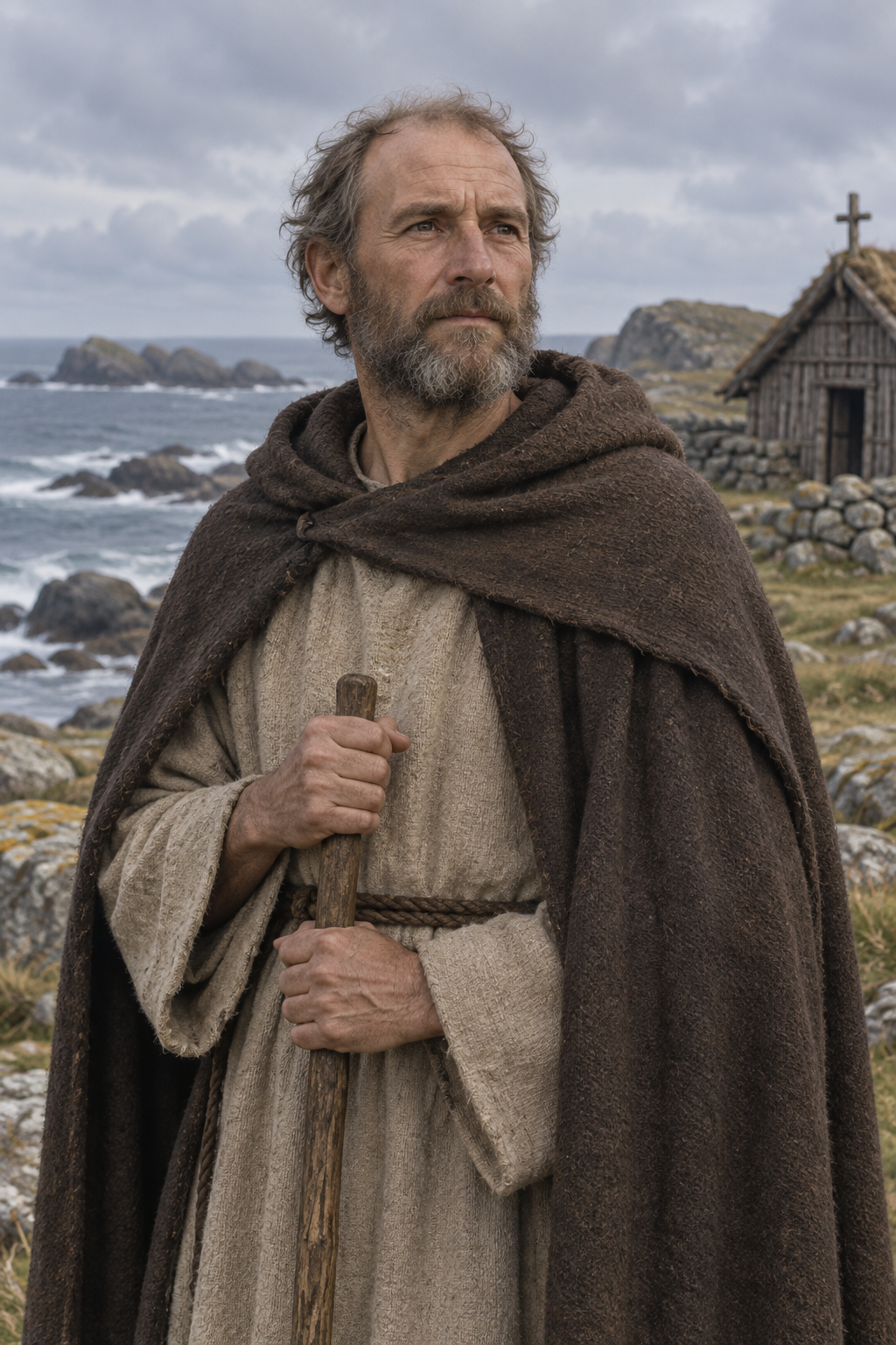 Portrait of Cuthbert of Lindisfarne
