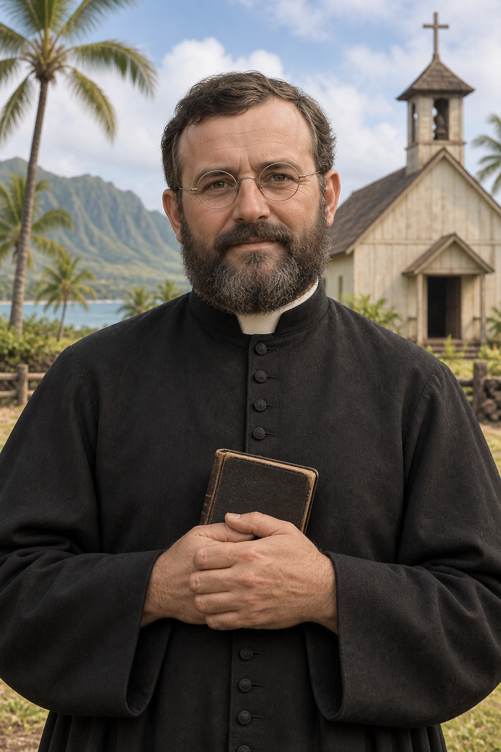Portrait of Damien of Molokai