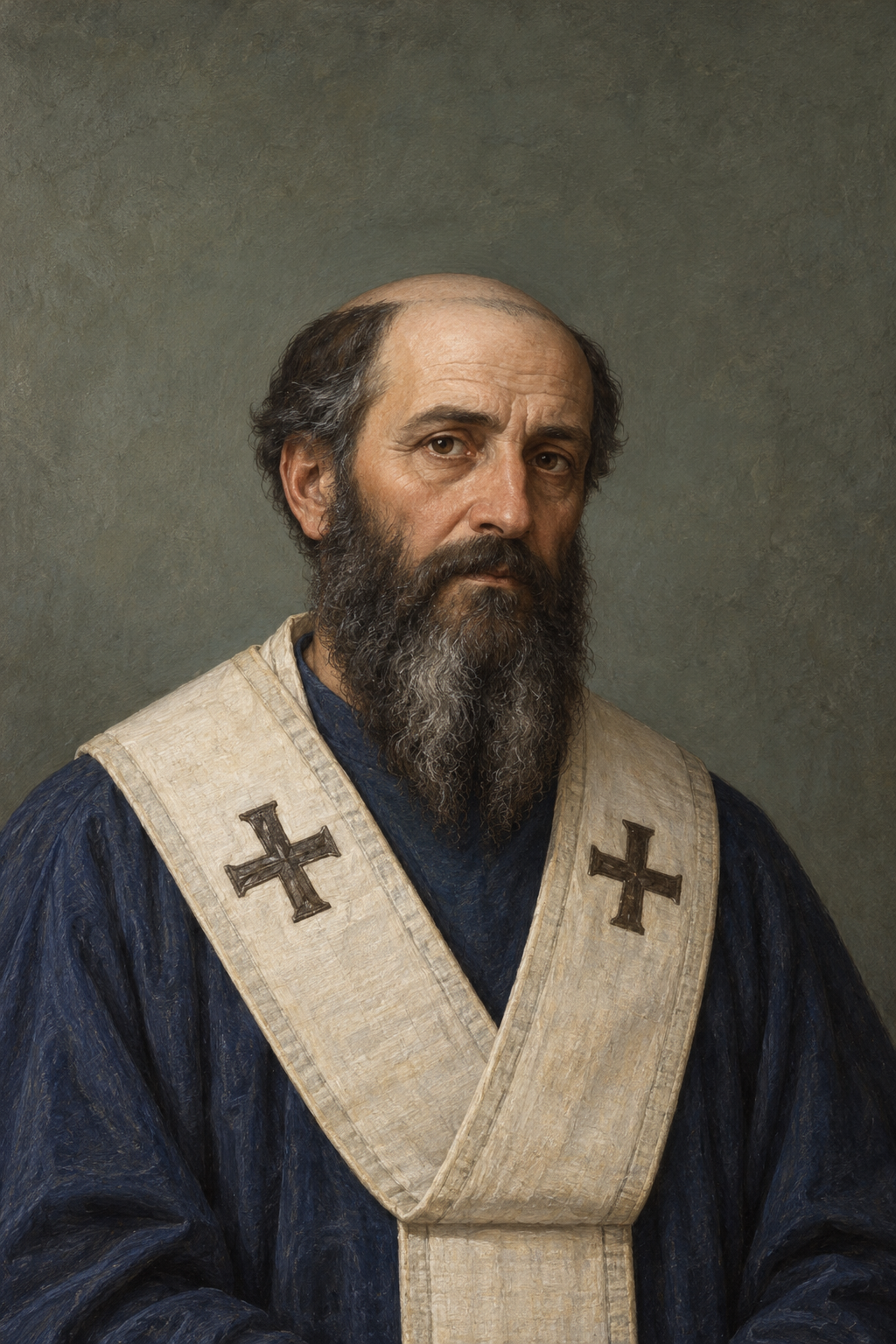 Portrait of Daniel II of Serbia
