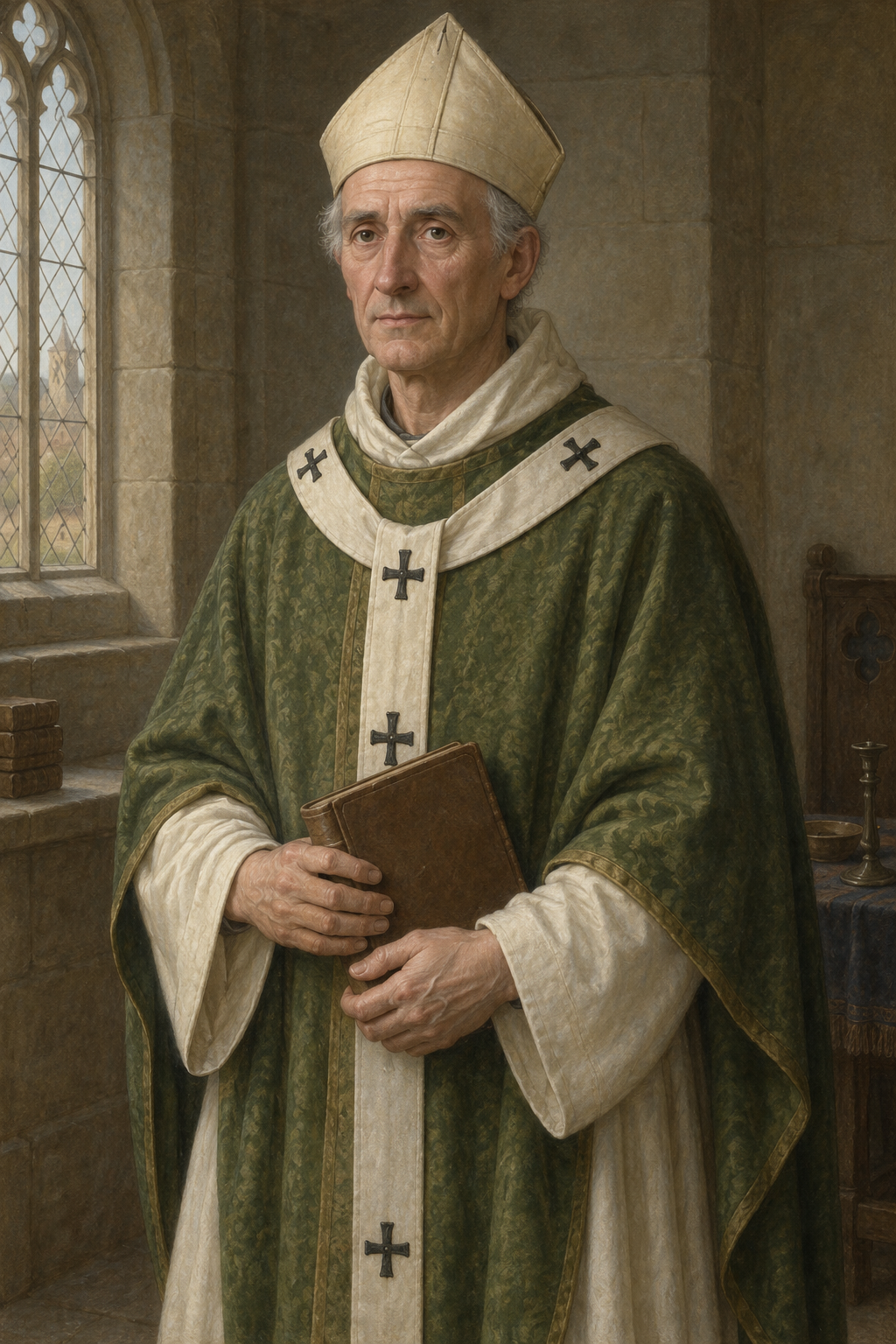 Portrait of Edmund of Abingdon