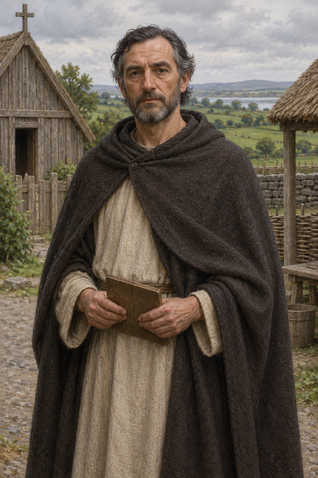 Portrait of Fintán of Taghmon