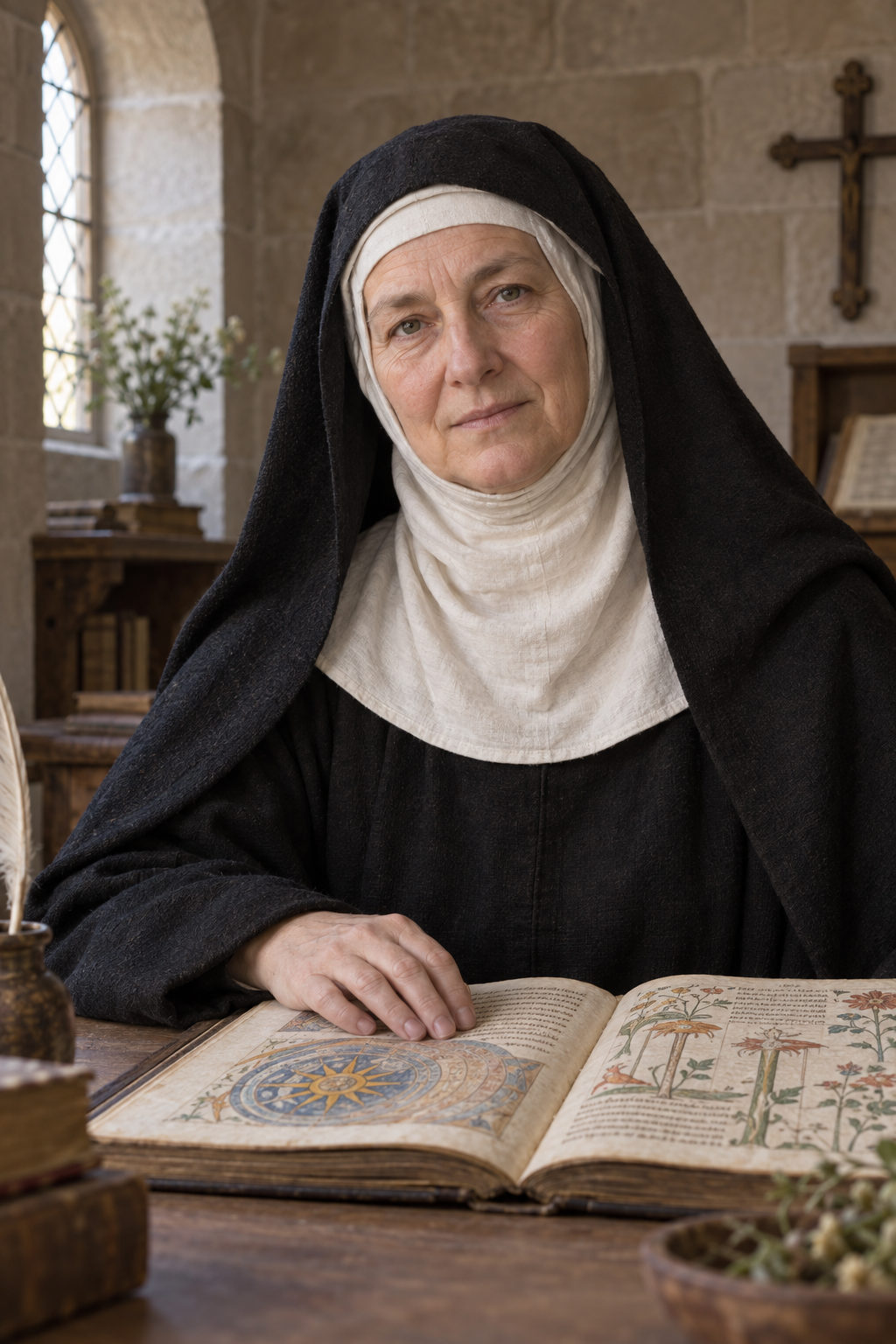 Portrait of Hildegard of Bingen
