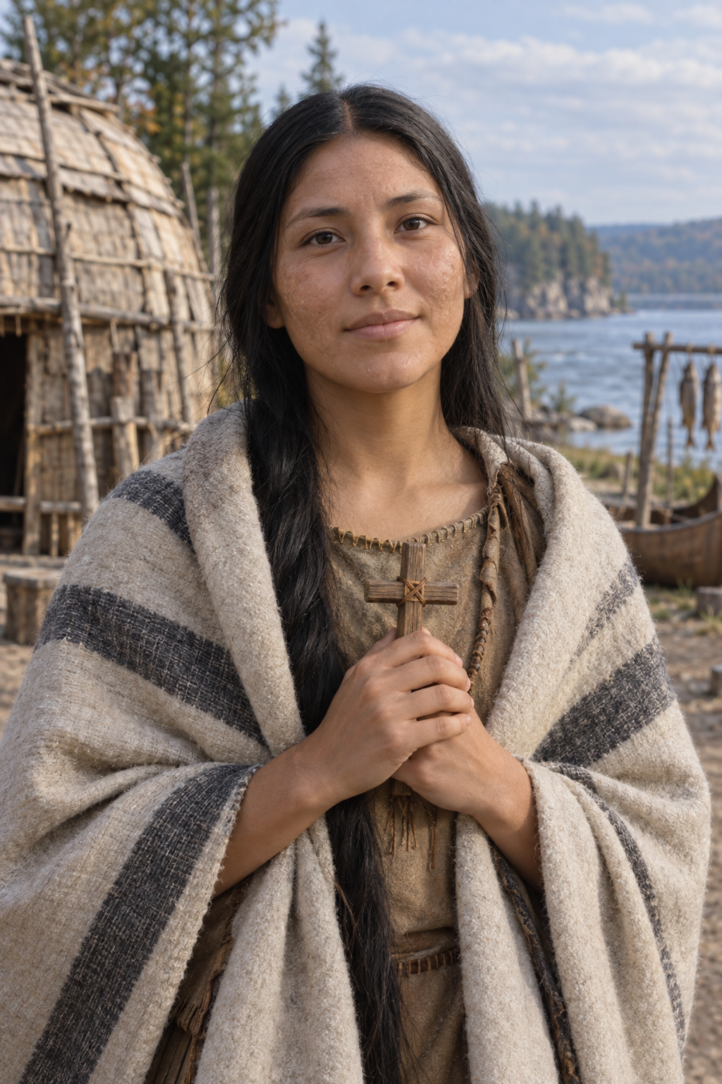 Portrait of Kateri Tekakwitha