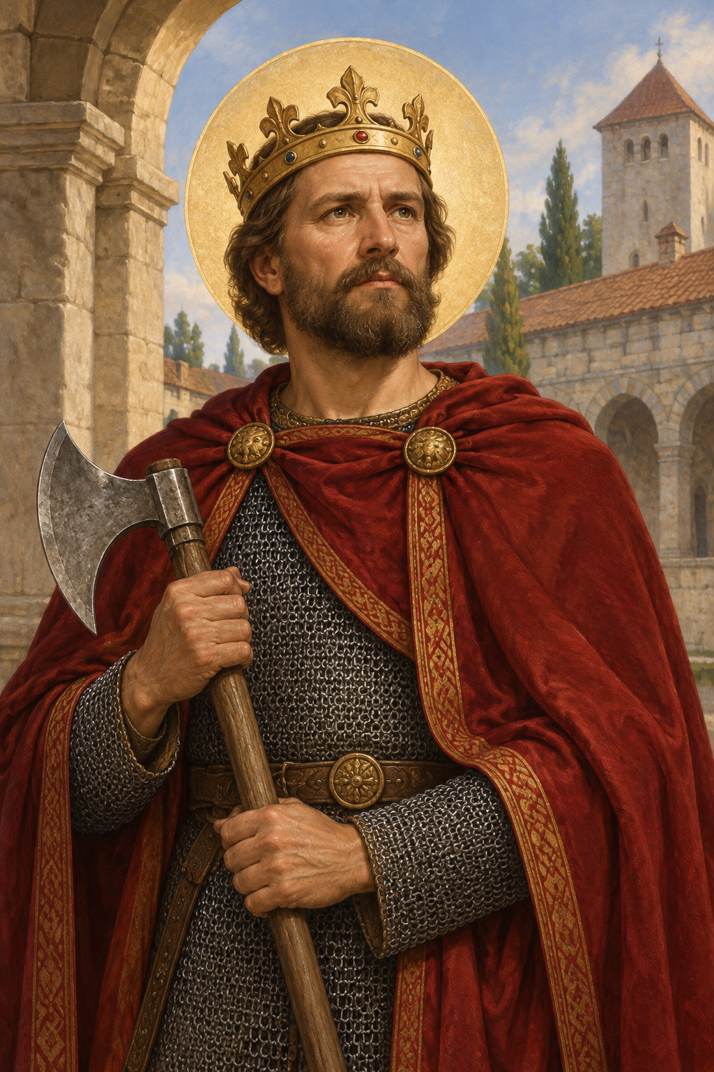 Portrait of Ladislaus I of Hungary
