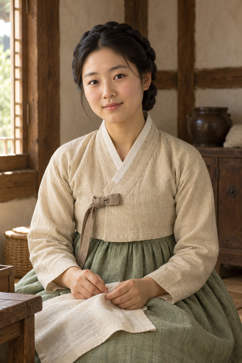 Portrait of Maria Won Kwi-im