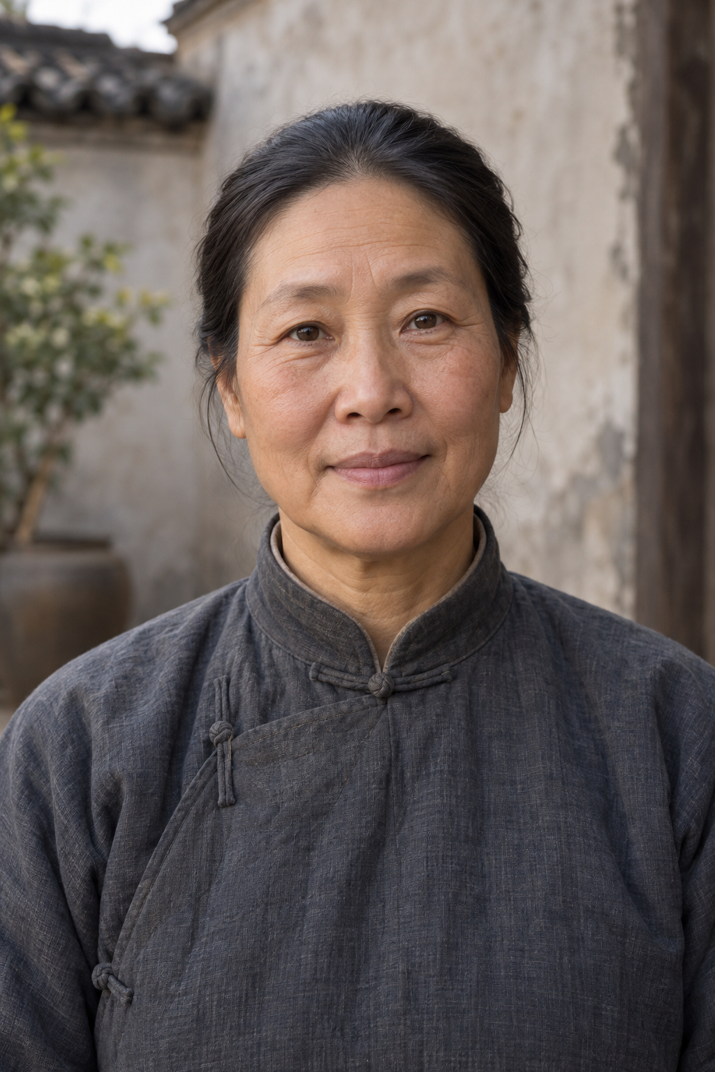 Portrait of Mary Zhu Wushi