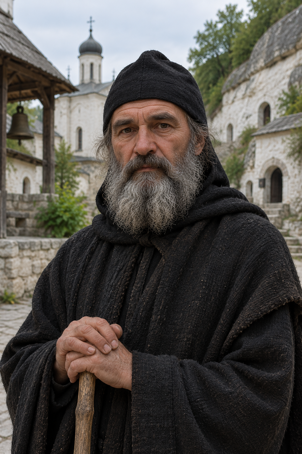 Portrait of Pimen the Faster of the Kiev Far Caves