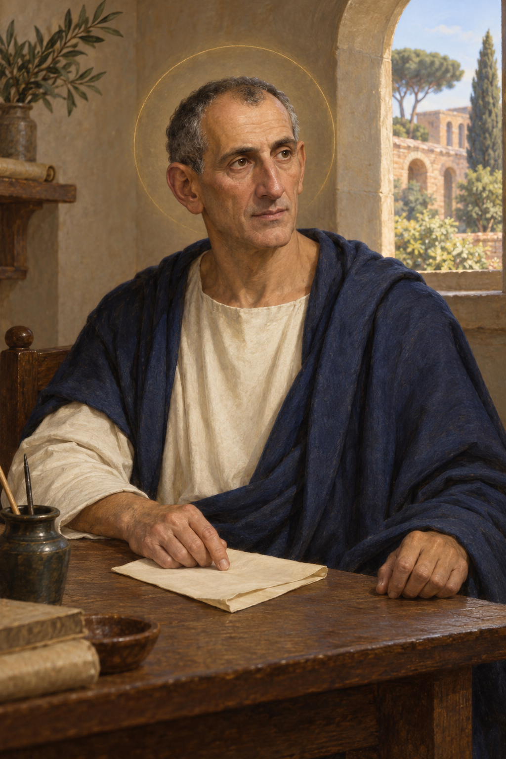 Portrait of Pope Siricius