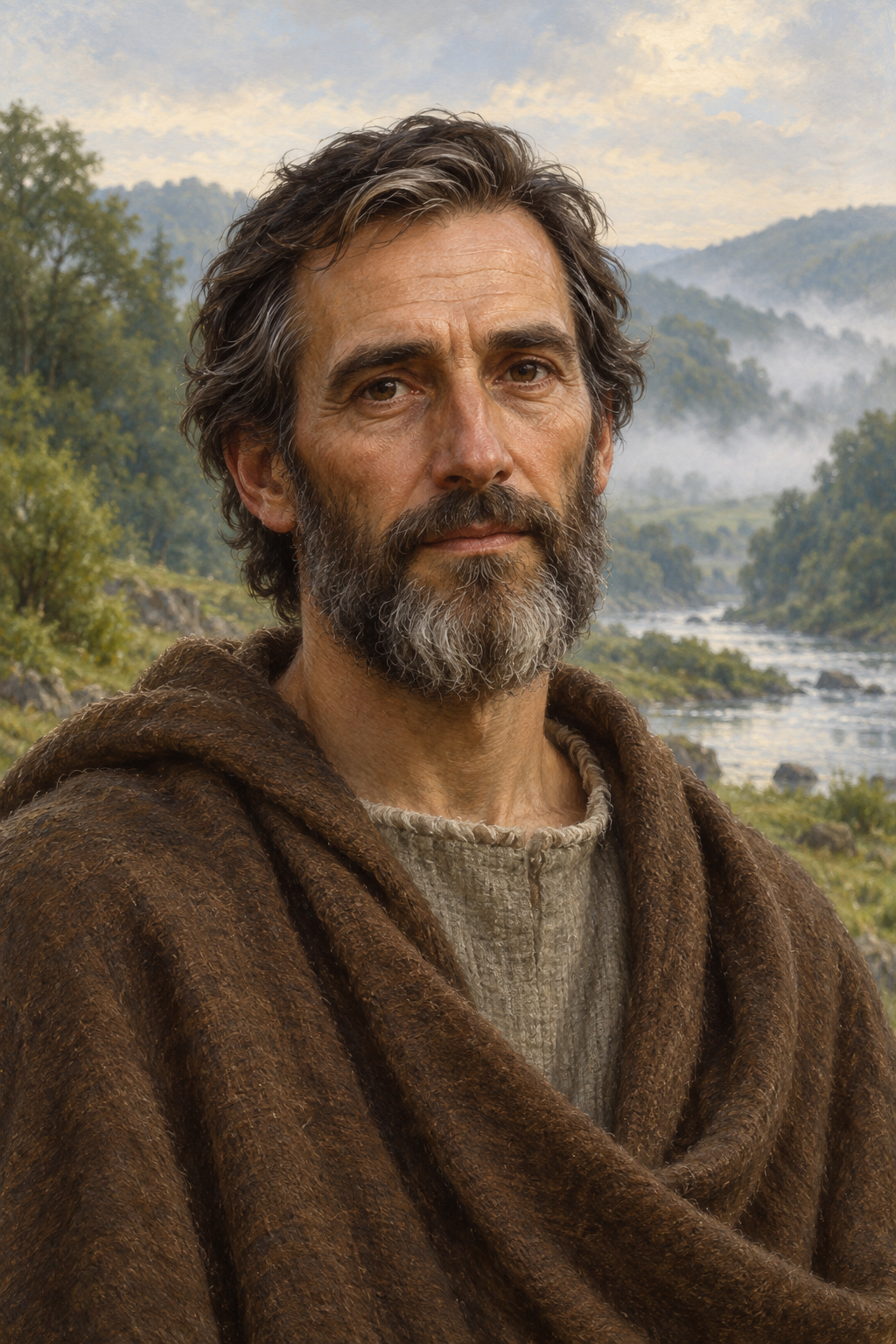 Portrait of Teilo of Llandaff